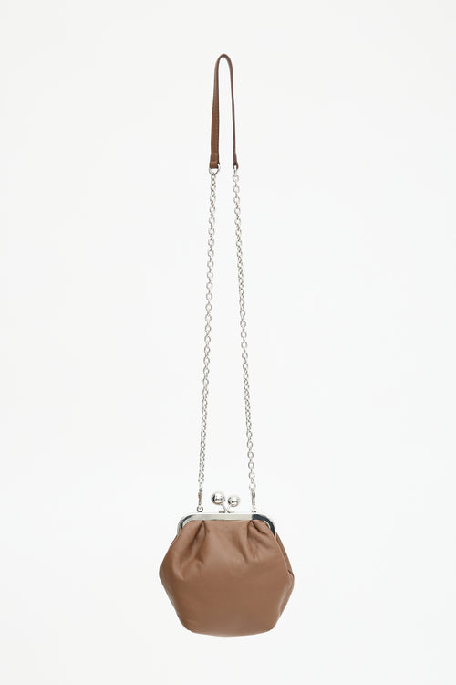Max Mara Weekend Leather Pasticcino Bag