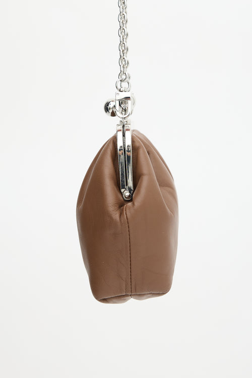 Max Mara Weekend Leather Pasticcino Bag