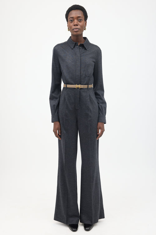 Max Mara Wool Fano Jumpsuit