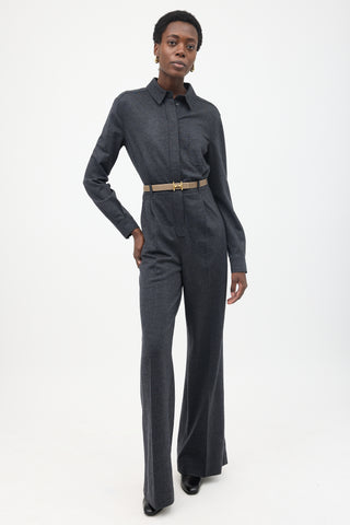 Max Mara Wool Fano Jumpsuit