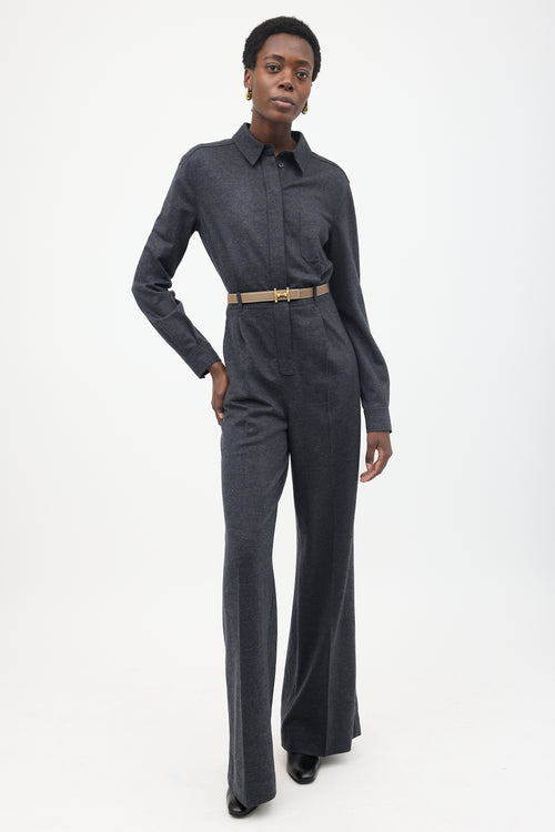 Max Mara Wool Fano Jumpsuit