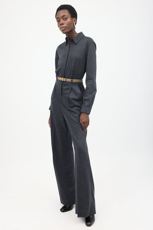 Max Mara Wool Fano Jumpsuit