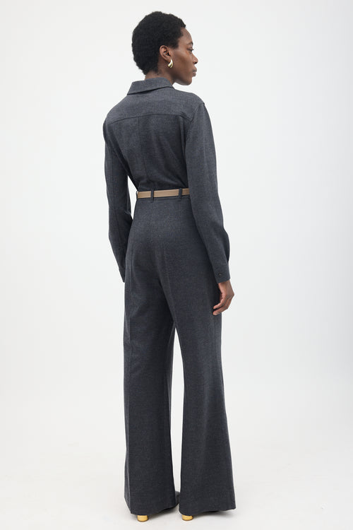 Max Mara Wool Fano Jumpsuit