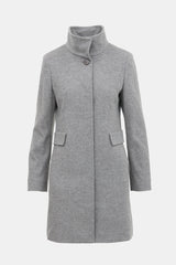Max Mara Wool Funnel Neck Coat