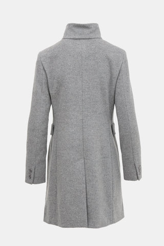 Max Mara Wool Funnel Neck Coat
