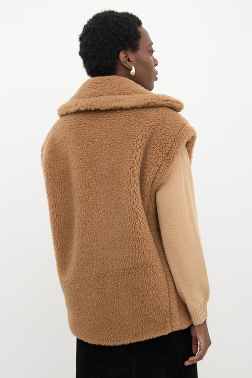 Max Mara Wool Teano Teddy Vest