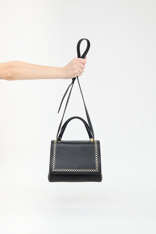 Max Mara Leather Studded Crossbody Bag