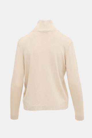 Max Mara Silk Turtleneck Sweater