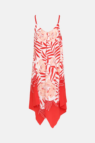 Oscar de la RentaFloral Handkerchief Dress
