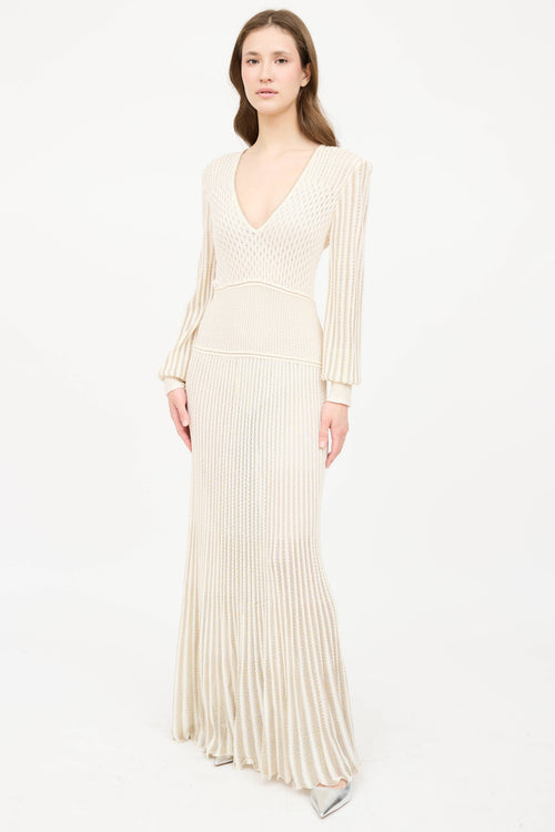 McQueenKnit Metallic Dress