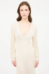 McQueenKnit Metallic Dress