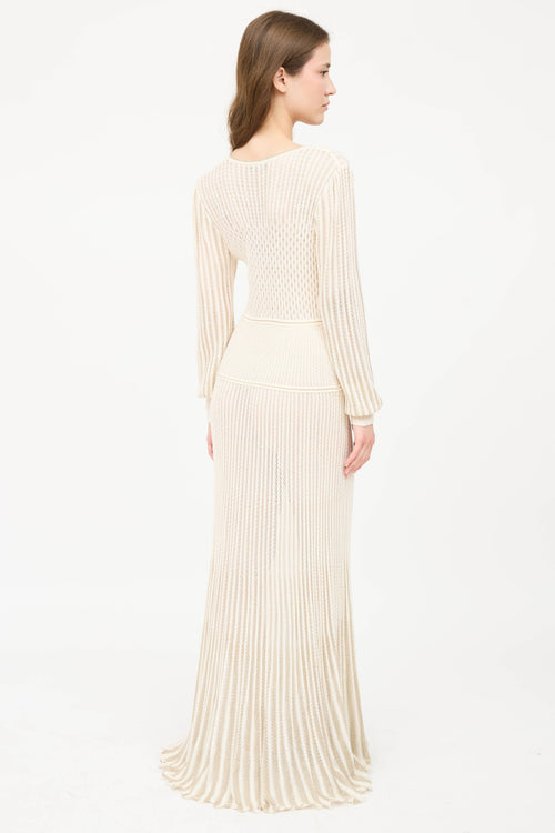 McQueenKnit Metallic Dress