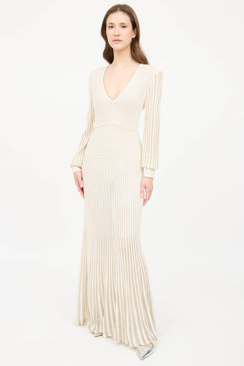 McQueenKnit Metallic Dress