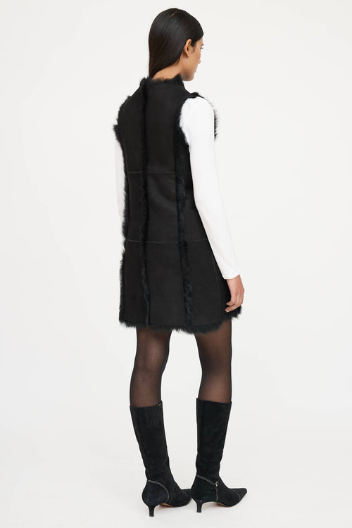 McQ Fur & Shearling Vest