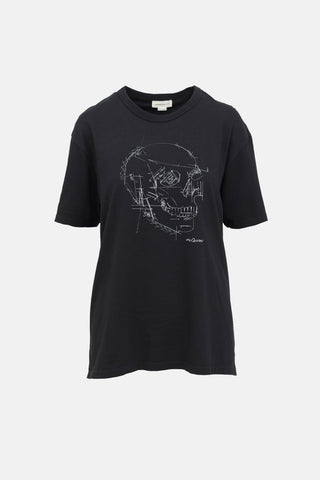 McQueen Skull Logo T-Shirt