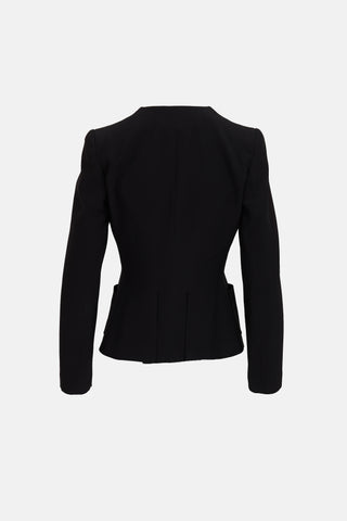 McQueen Collarless Blazer