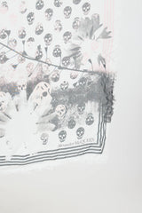 McQueen Solarized Skull Scarf