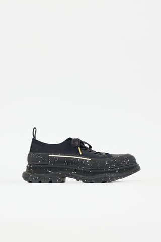 McQueen Canvas Speckled Tread Slick Sneaker