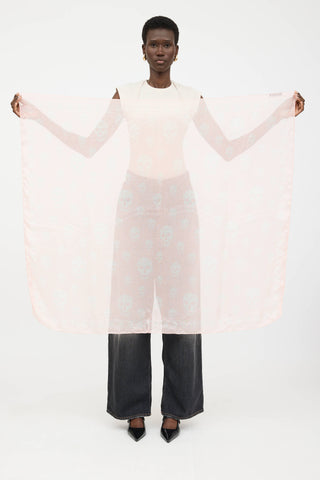 McQueen Silk Skull Scarf