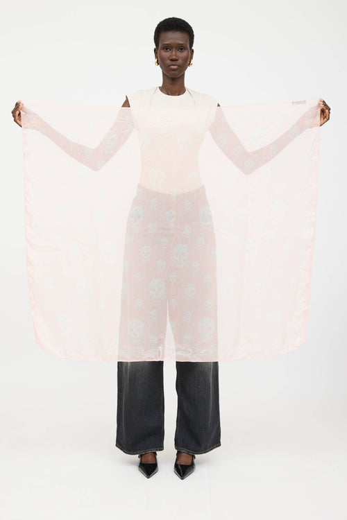 McQueen Silk Skull Scarf