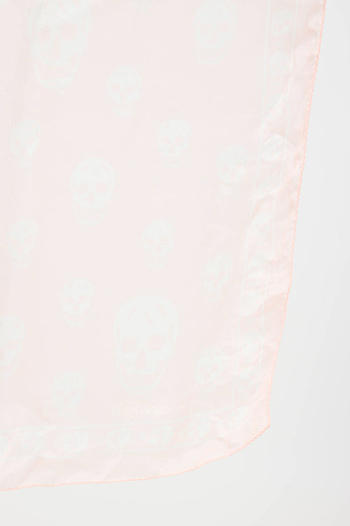 McQueen Silk Skull Scarf