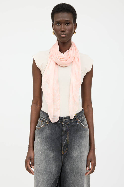 McQueen Silk Skull Scarf