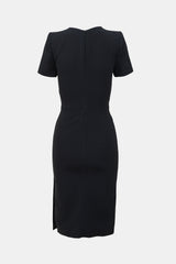 McQueen Crepe Sheath Dress