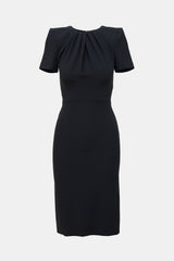 McQueen Crepe Sheath Dress