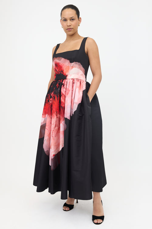 McQueen FW 2021 Polyfaille Flower Dress