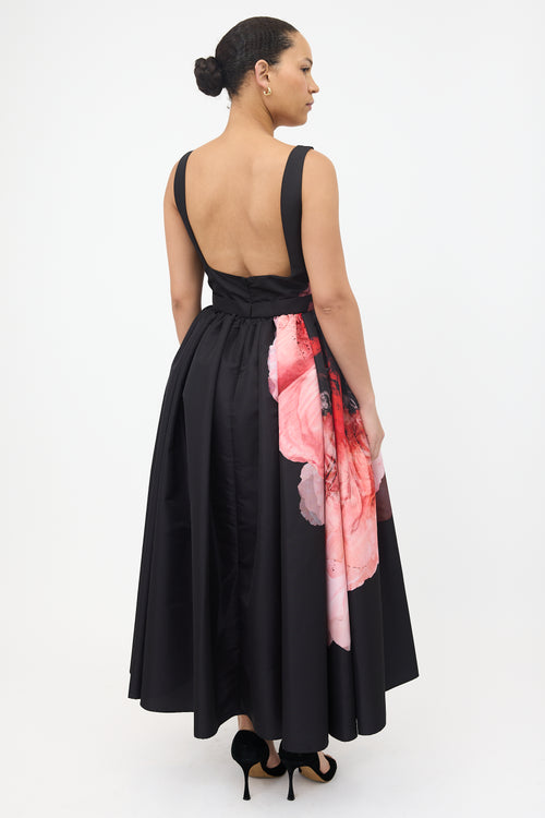 McQueen FW 2021 Polyfaille Flower Dress