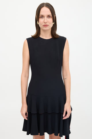 McQueen Fringe Sash Dress