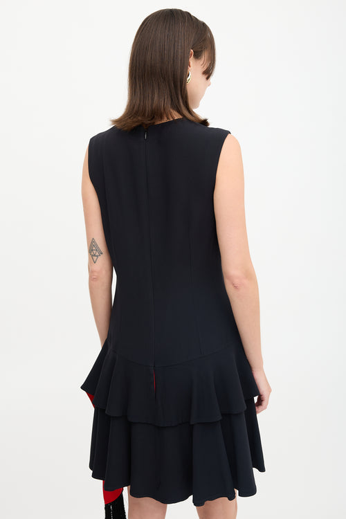 McQueen Fringe Sash Dress