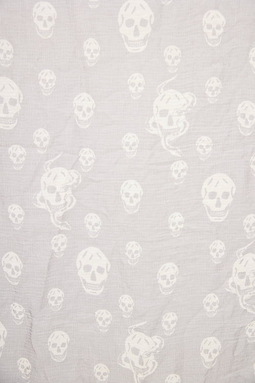 McQueen Skull Scarf