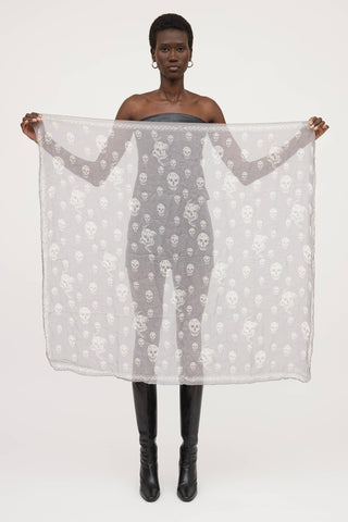 McQueen Skull Scarf