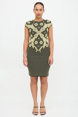 McQueen Honeycomb Jacquard Dress
