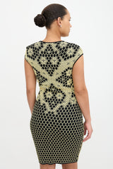 McQueen Honeycomb Jacquard Dress