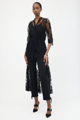 McQueen Lace Hi-Low Shirt