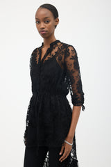 McQueen Lace Hi-Low Shirt
