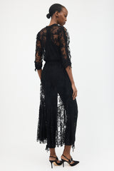 McQueen Lace Hi-Low Shirt