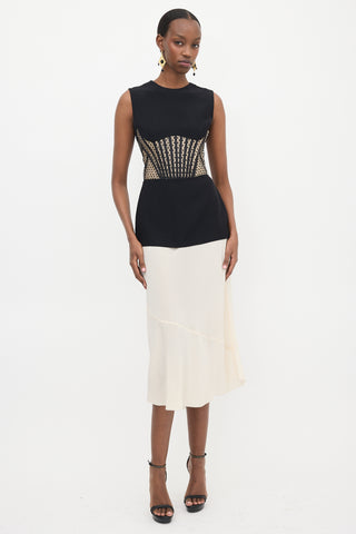 McQueen Lace Panelled Sleeveless Top
