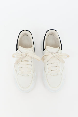 McQueen Leather Oversized Court Sneaker