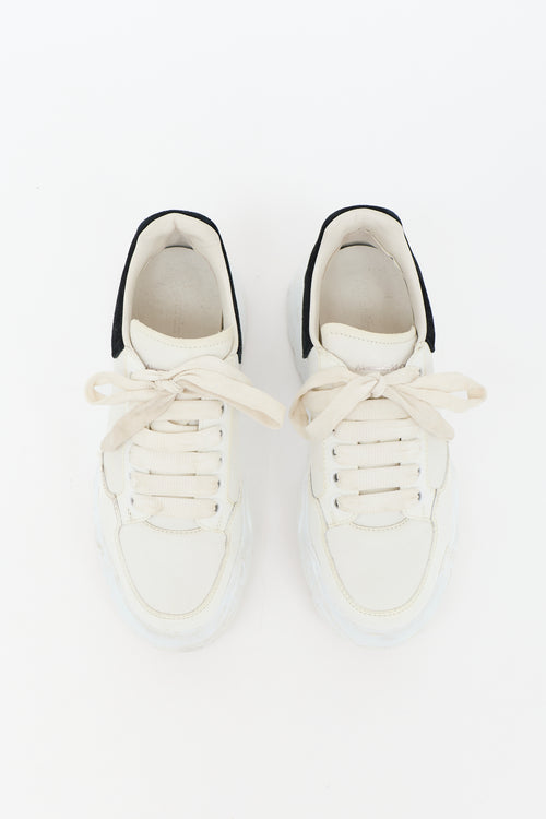 McQueen Leather Oversized Court Sneaker