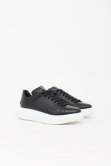 McQueen Leather Oversized Low Sneaker