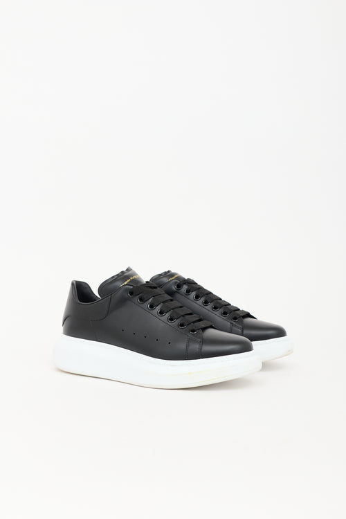 McQueen Leather Oversized Low Sneaker