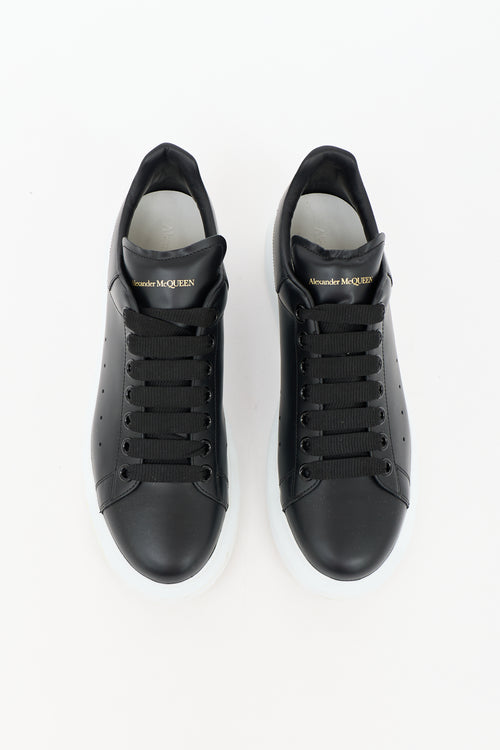 McQueen Leather Oversized Low Sneaker