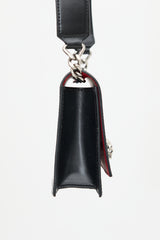 McQueen Leather Small Biker Shoulder Bag