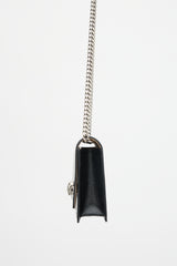 McQueen Leather Small Skull Chain Flap Bag