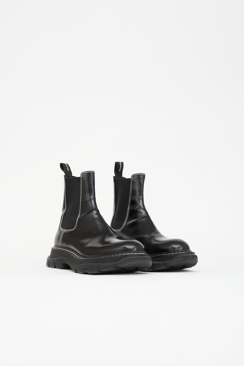 McQueen Leather Chelsea Boot