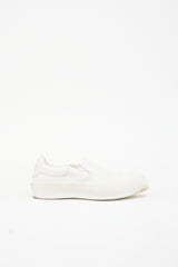 McQueen Leather Deck Skate Plimsoll Sneaker