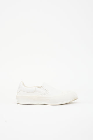 McQueen Leather Deck Skate Plimsoll Sneaker